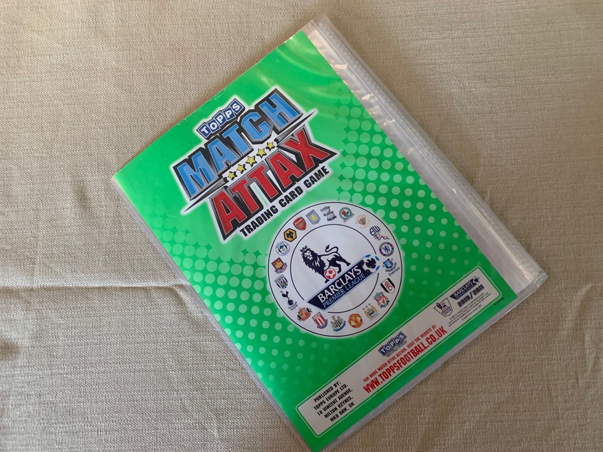 TOPPS MATCH ATTAX 2010/11 - ORGINAL SAMLEPERM - MED PERSONLIG RABATTKODE