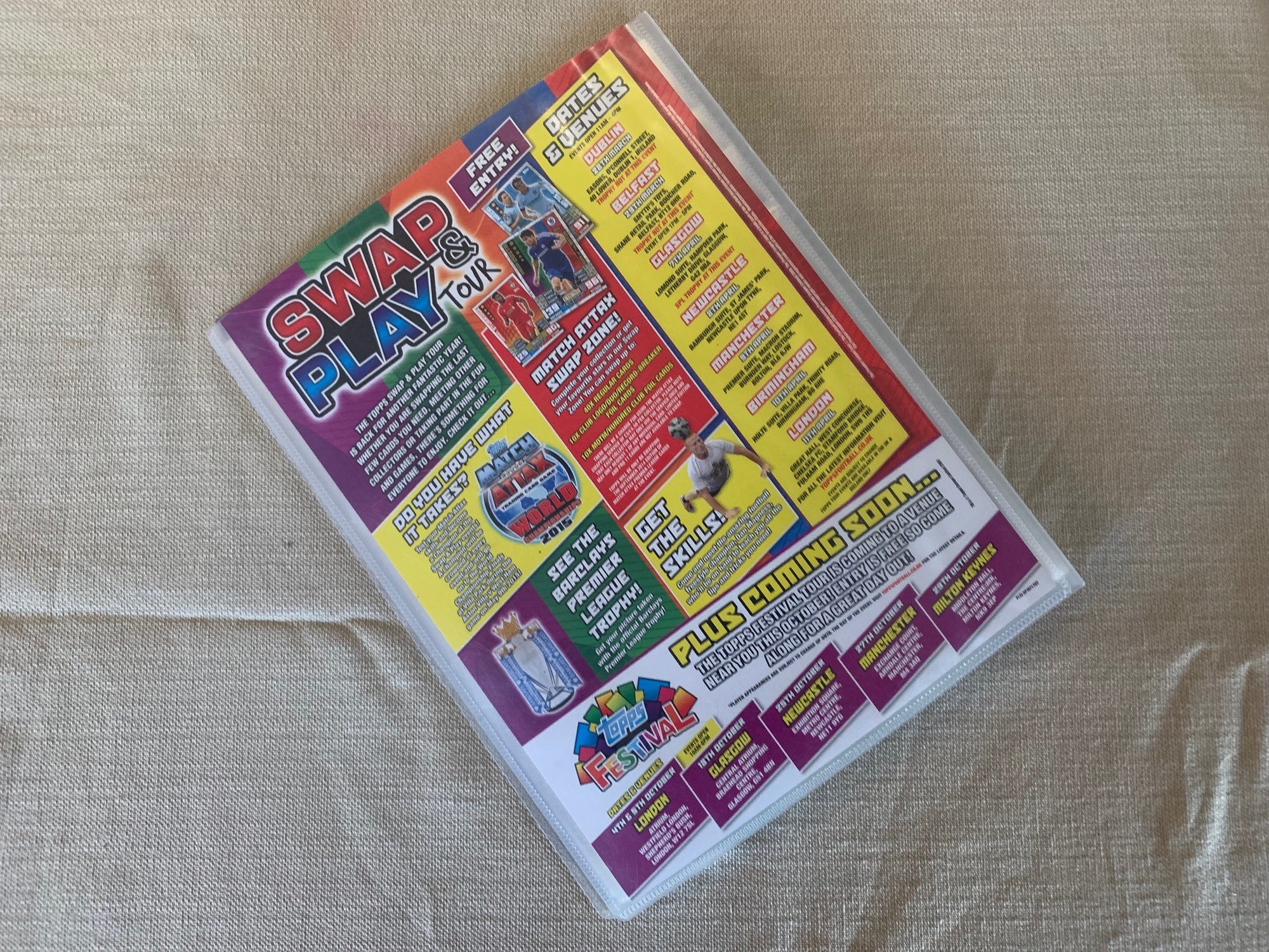 TOPPS MATCH ATTAX 2014/15 - ORGINAL SAMLEPERM - MED PERSONLIG RABATTKODE