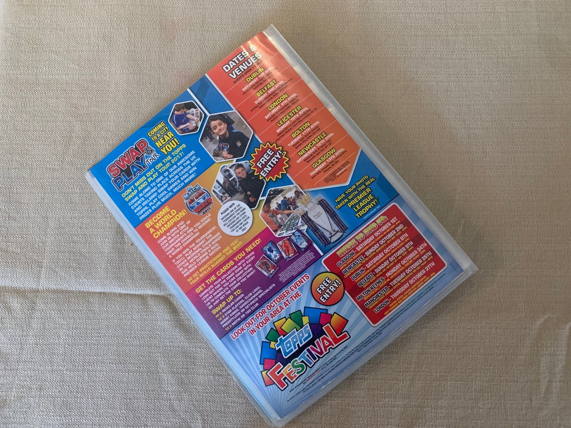 TOPPS MATCH ATTAX 2016/17 - ORGINAL SAMLEPERM - MED PERSONLIG RABATTKODE