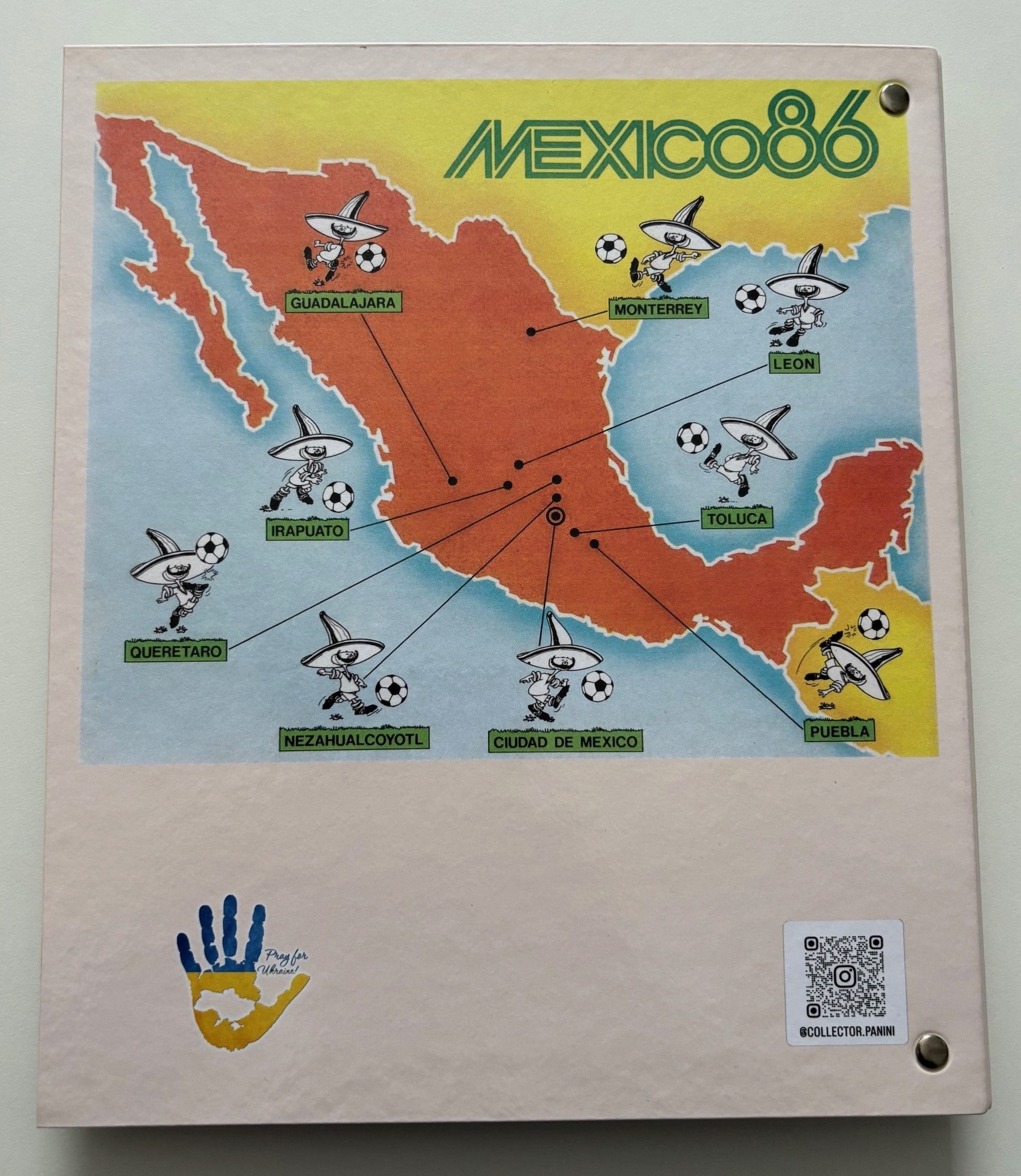 000. 4-RINGS PERM - PANINI - FIFA WORLD CUP 1986 - MEXICO