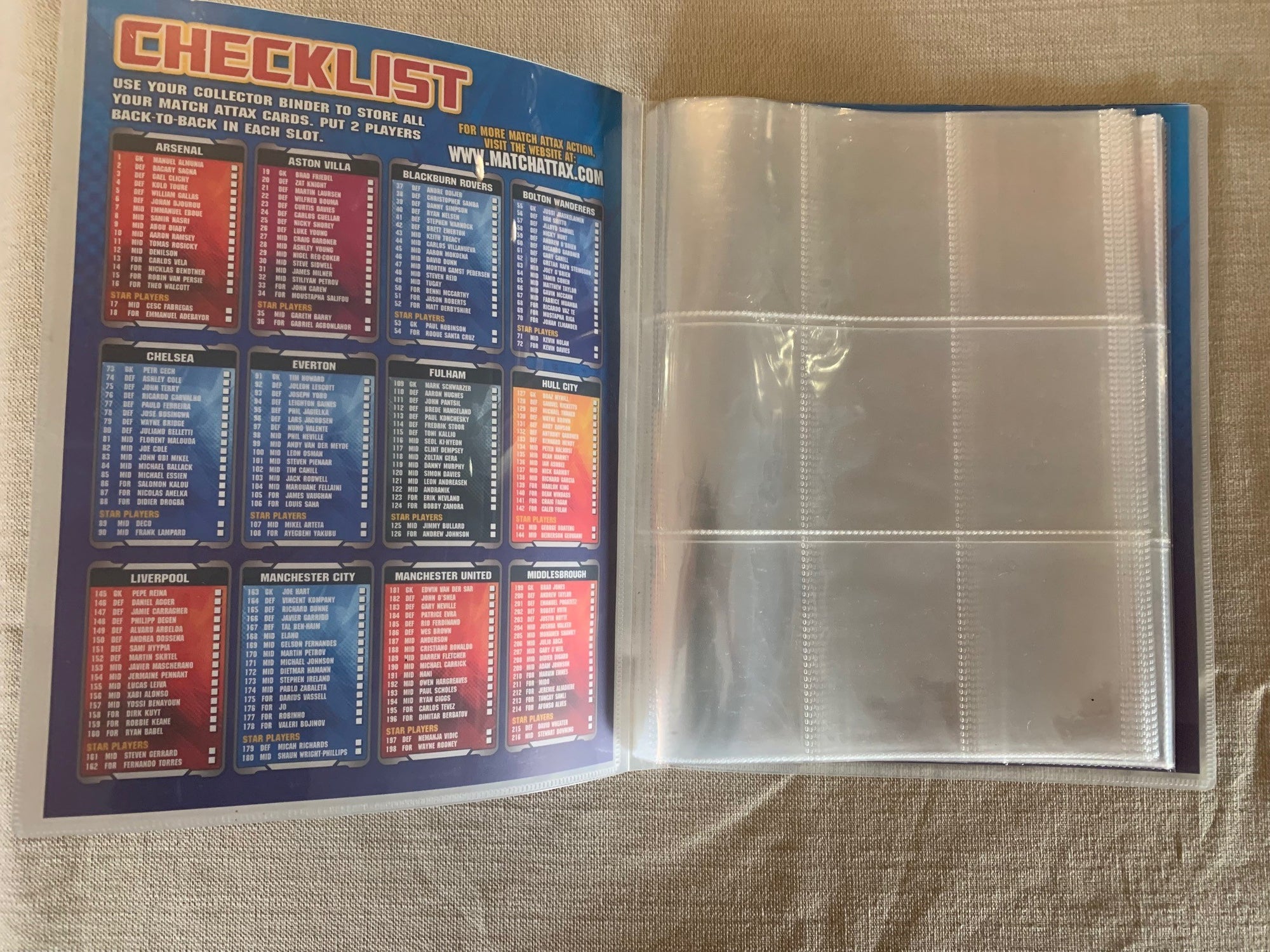 TOPPS MATCH ATTAX 2008/09 - ORGINAL SAMLEPERM - MED PERSONLIG RABATTKODE