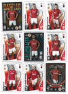 0. MANCHESTER UNITED - KOMPLETT LAGSETT TOPPS MATCH ATTAX 2023/24