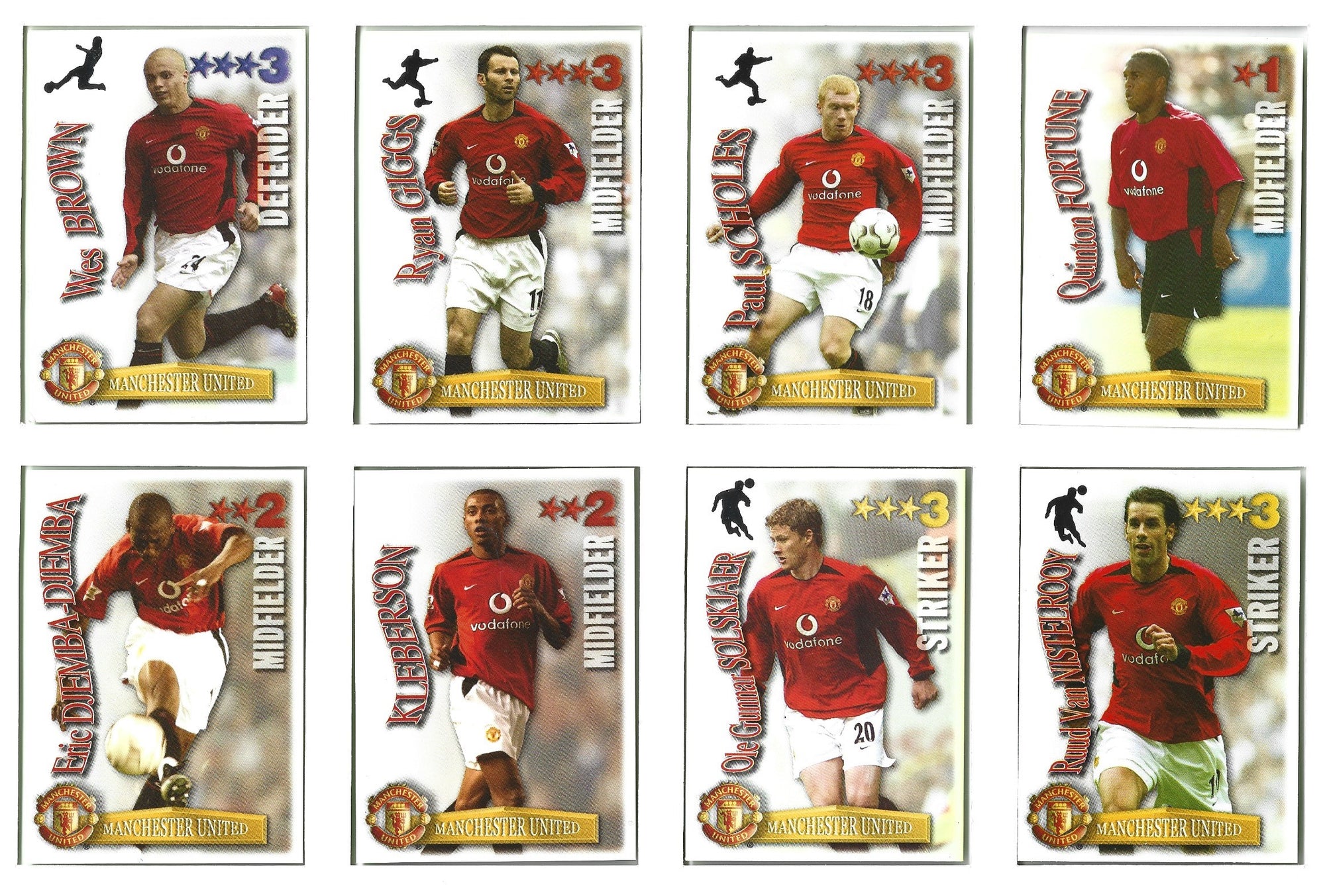 000. MANCHESTER UNITED - SHOOT OUT PREMIER LEAGUE 2003/04 EX RONALDO