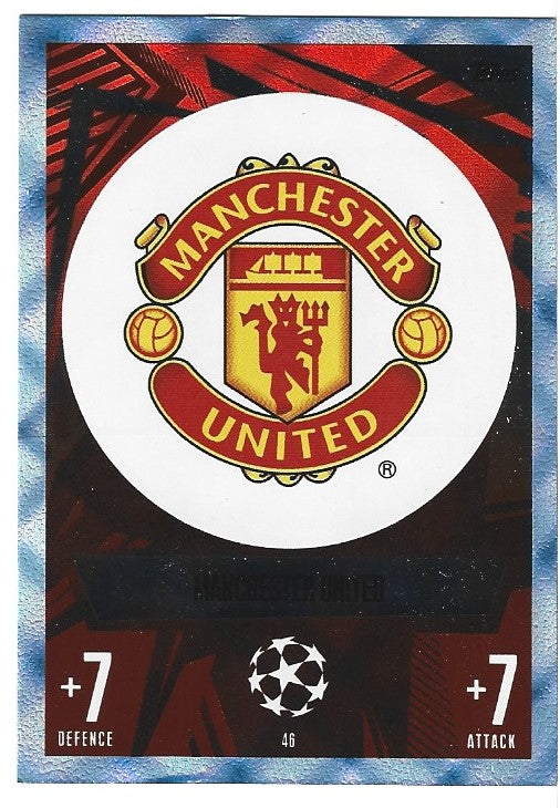 046. MANCHESTER UNITED - CLUB BADGE - CRYSTAL