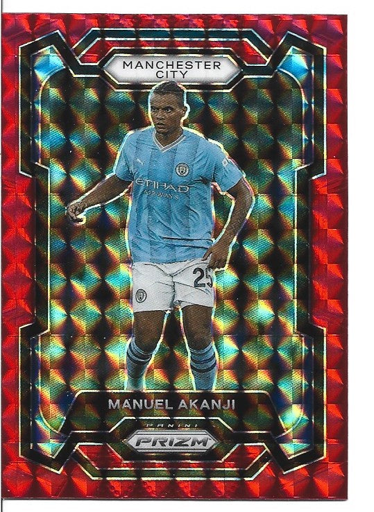 017. MANUEL AKANJI - MANCHESTER CITY - RED ICE PRIZM