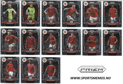 MANCHESTER UNITED - LOT - PANINI PRIZM - 3 LAGSETT