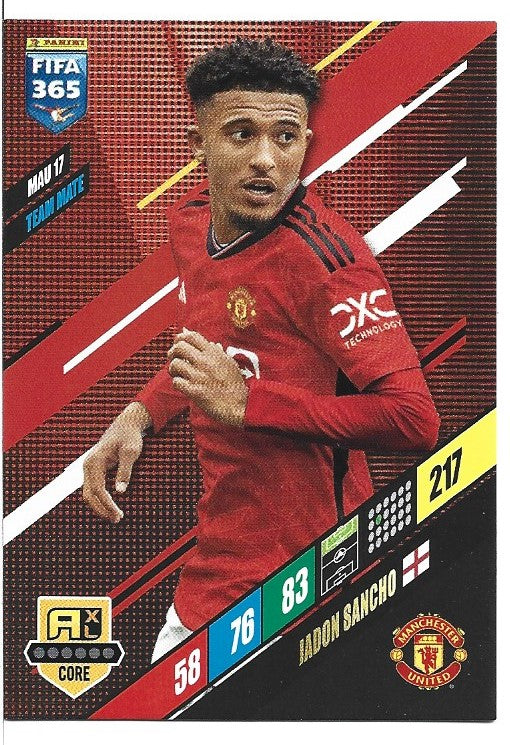 116.  MAU 17.  Jadon Sancho - Manchester United