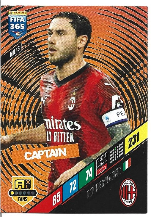 310.  MIL 13.  Davide Calabria - AC Milan -  Captain