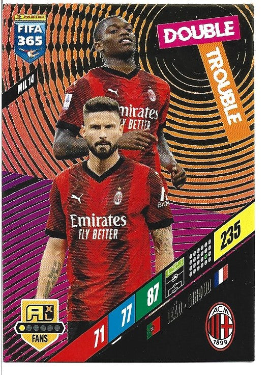 311.  MIL 14.  Rafael Leão & Olivier Giroud - AC Milan -  Double Trouble