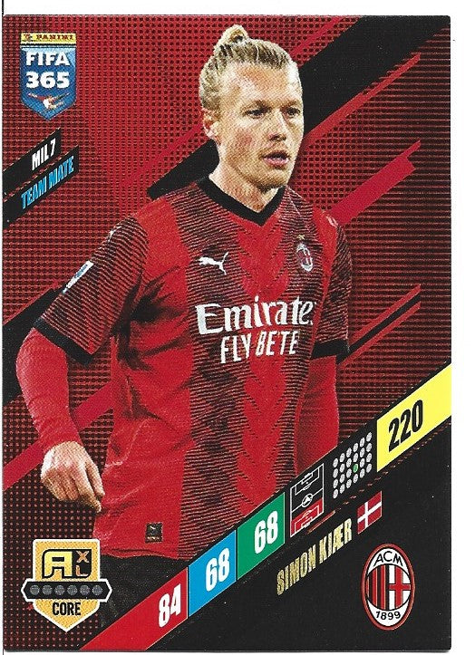 304.  MIL 7.  Simon Kjær  - AC Milan