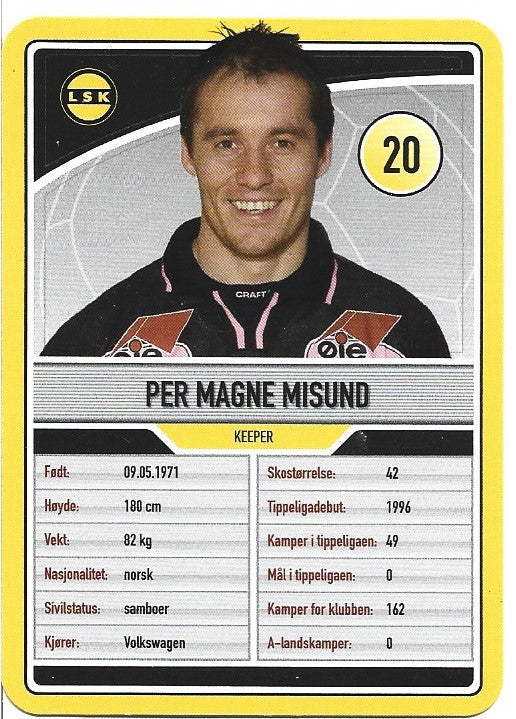 LILLESTRØM SK - PER MAGNE MISUND