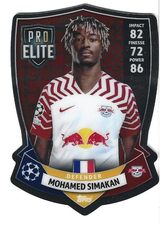 SH14 - MOHAMED SIMAKAN - RB LEIPZIG -  PRO ELITE CHROME SHIELD - #99