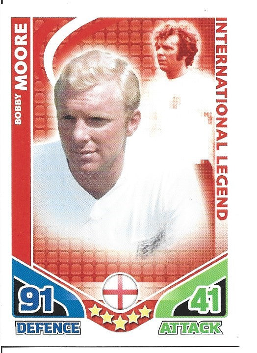 310.  Bobby Moore - England - INTERNATIONAL LEGEND