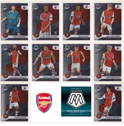 ARSENAL - LOT - PANINI MOSAIC PREMIER LEAGUE 2021/22