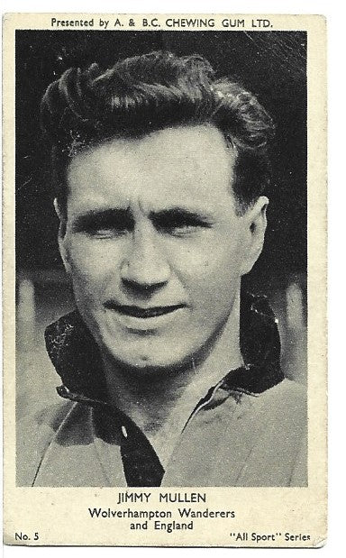 5. JIMMY MULLEN - WOLVERHAMPTON WANDERERS & ENGLAND