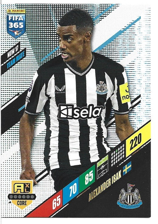 134.  NEW 17.  Alexander Isak  - Newcastle United