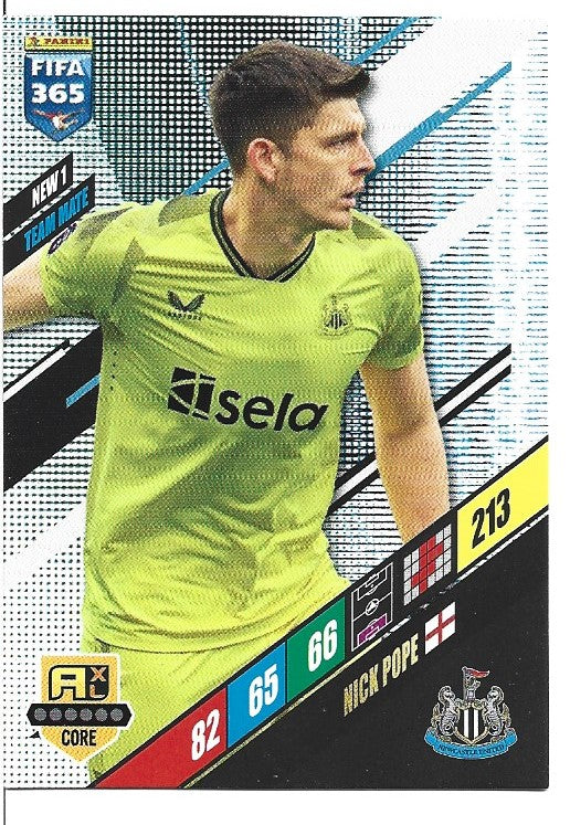 118.  NEW 1.  Nick Pope - Newcastle United