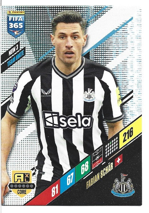 120.  NEW 3.  Fabian Schär - Newcastle United