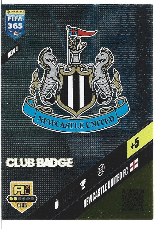 121.  NEW 4.  Club Badge  - Newcastle United