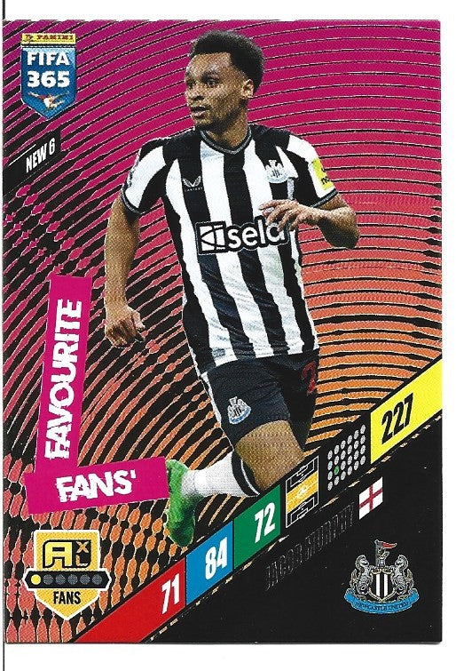 123.  NEW 6.  Jacob Murphy  - Newcastle United  -  Fans' Favourite
