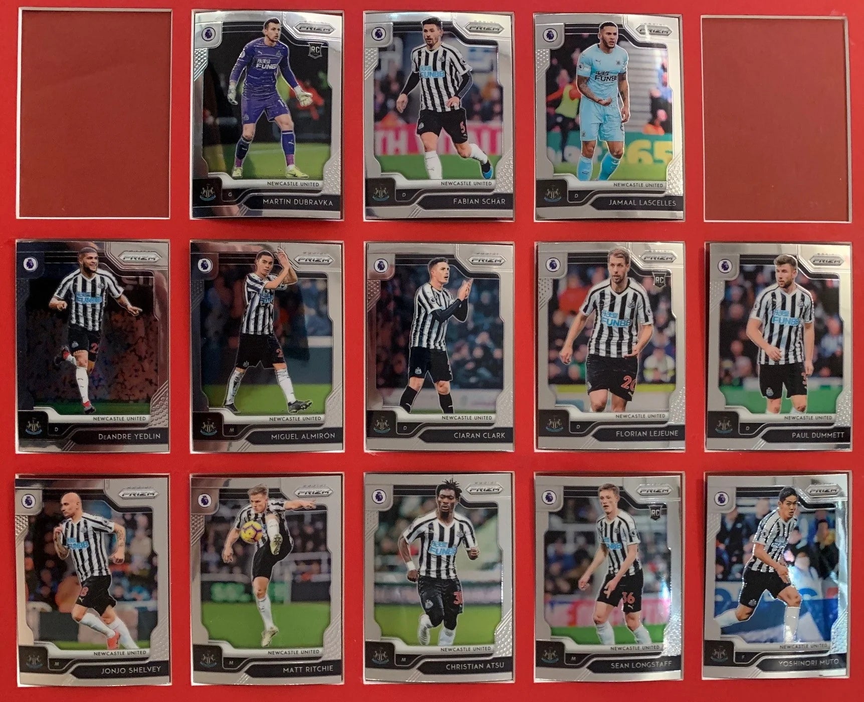 NEWCASTLE UNITED - "HIGH-END" LOT - PRIZM OG MOSAIC