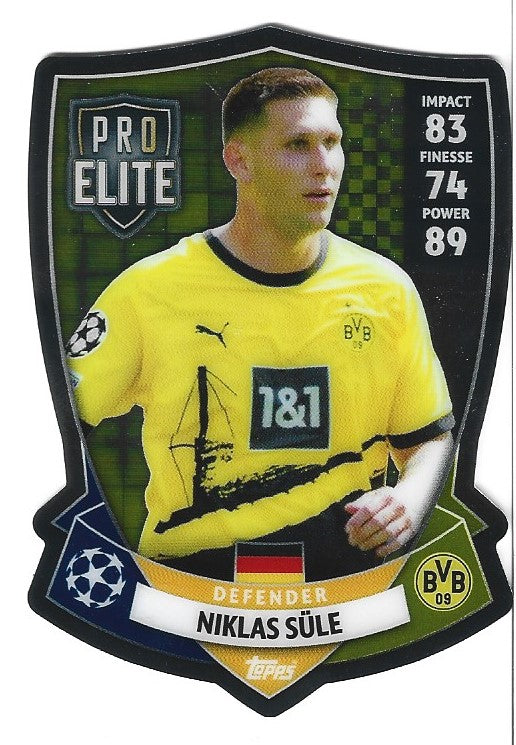 SH13 - NIKLAS SULE - BORUSSIA DORTMUND - PRO ELITE CHROME SHIELD - #99