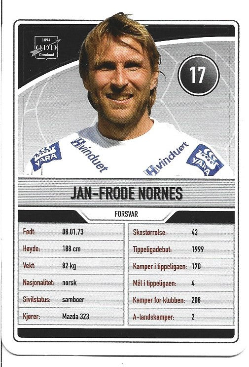 ODD GRENLAND - JAN-FRODE NORDNES