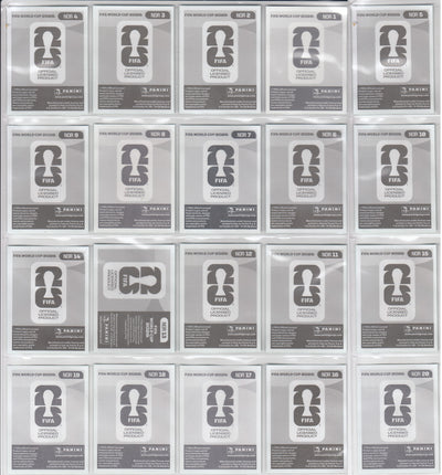 000. NORGE - KOMPLETT SETT MED PANINI FIFA WORLD CUP 2026 STICKERS