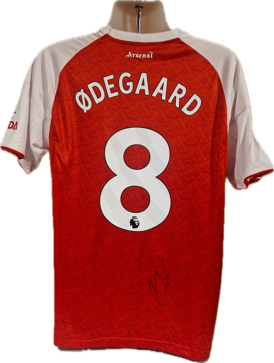 MARTIN ØDEGAARD - SIGNERT DRAKT MED EKTEHETSBEVIS/COA