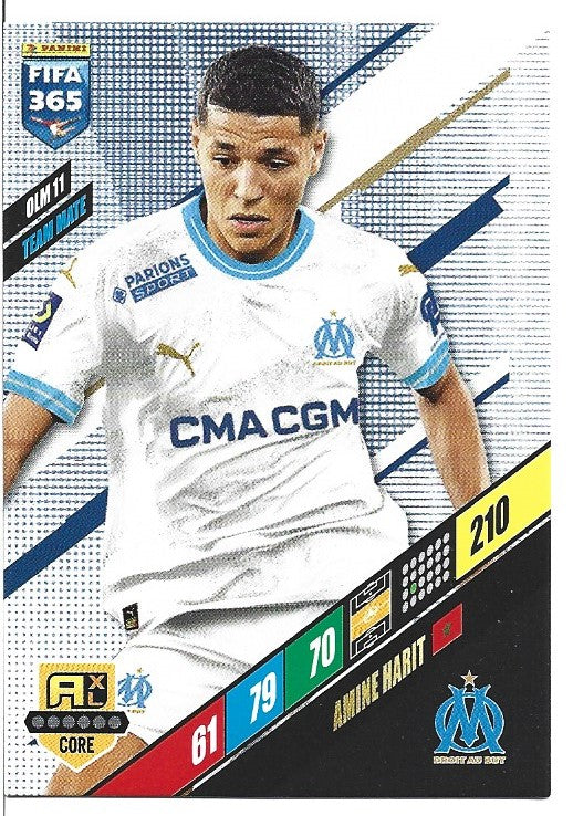 200.  OLM 11.  Amine Harit  - Olympique de Marseille