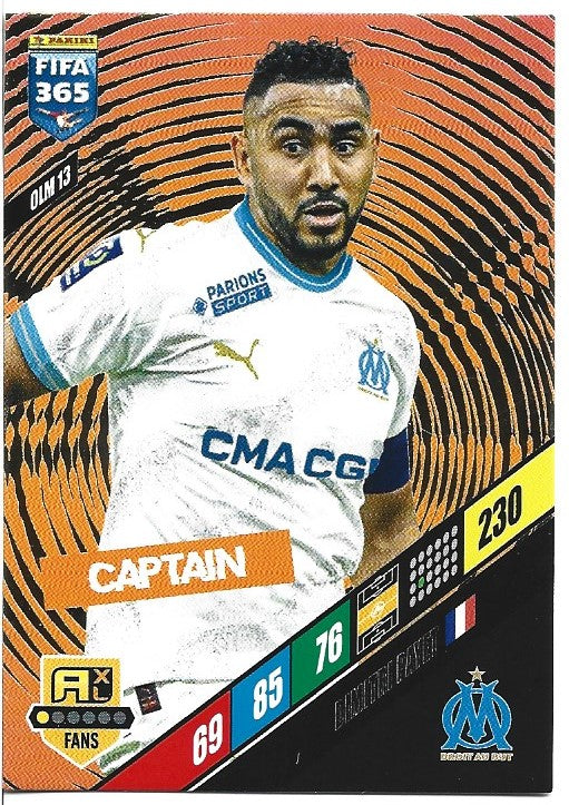 202.  OLM 13.  Dimitri Payet - Olympique de Marseille  -  Captain