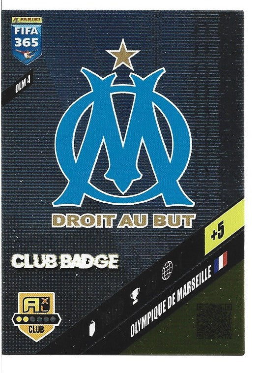193.  OLM 4.  Club Badge - Olympique de Marseille
