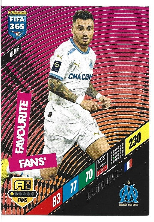 195.  OLM 6.  Jonathan Clauss  - Olympique de Marseille  -  Fans' Favourite