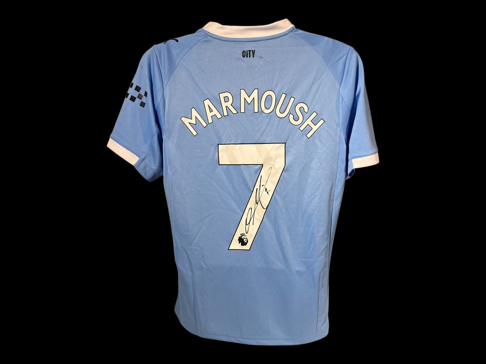 OMAR MARMOUSH - SIGNERT DRAKT MED EKTEHETSBEVIS/COA