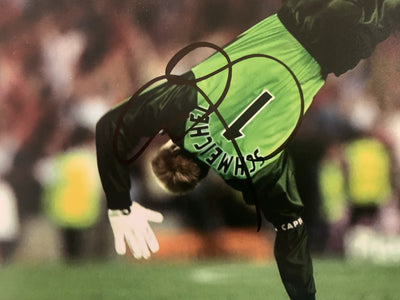 PETER SCHMEICHEL - SIGNERT BILDE MED EKTEHETSGARANTI/COA