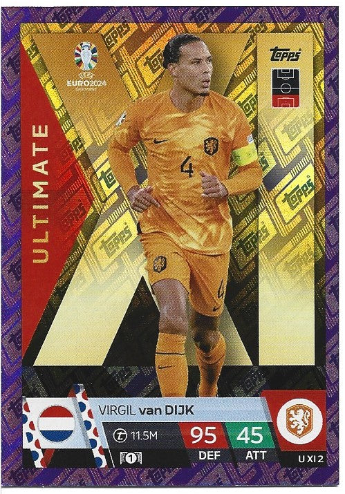 UXI.002 - VIRGIL VAN DIJK - NETHERLANDS- ULTIMATE XI -PURPLE SAPPHIRE