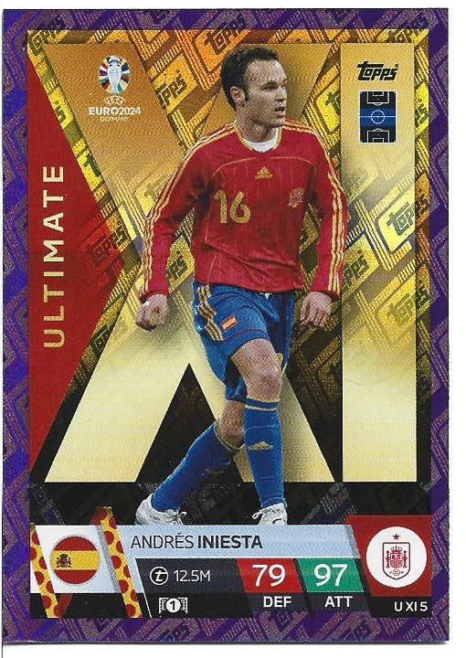 UXI.005. ANDRES INIESTA - SPAIN - ULTIMATE XI - PURPLE SAPPHIRE
