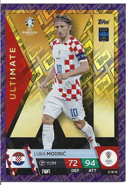 UXI.006 - LUKA MODRIC - CROATIA - ULTIMATE XI - PURPLE SAPPHIRE
