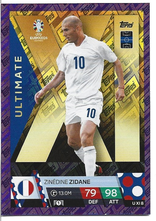UXI.008 - ZINEDINE ZIDANE - FRANCE - ULTIMATE XI - PURPLE SAPPHIRE