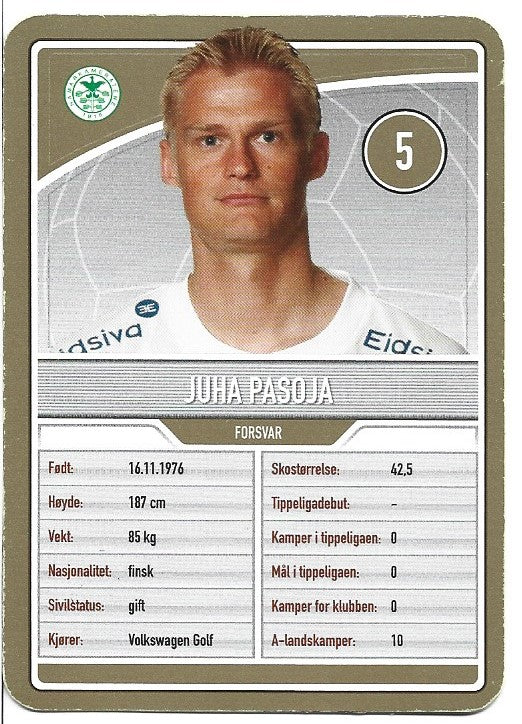 HAM-KAM - JUHA PASOJA - GULLKORT