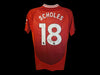 PAUL SCHOLES - SIGNERT DRAKT MED EKTEHETSBEVIS/COA