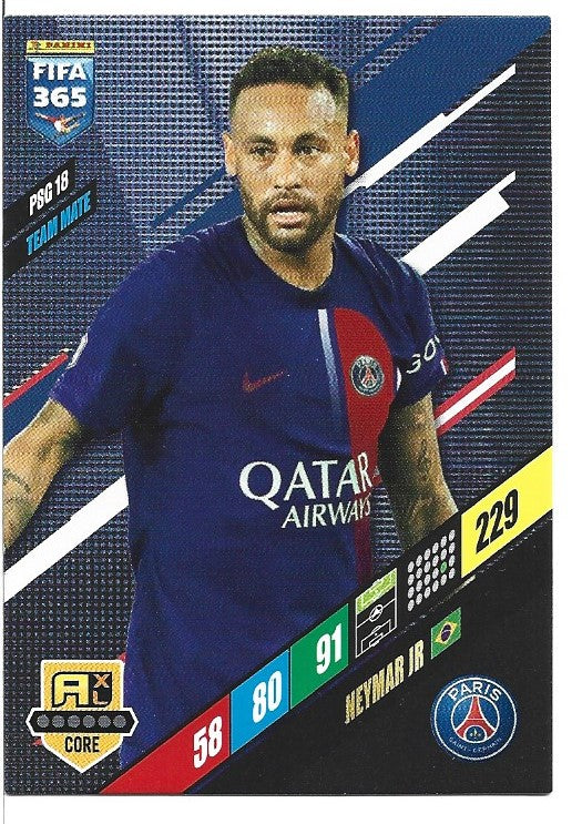 225.  PSG 18.  Neymar Jr  - Paris Saint-Germain