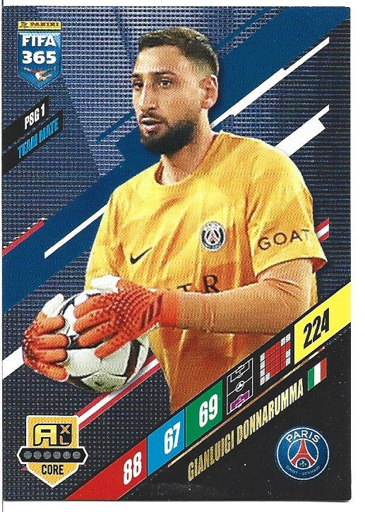 208.  PSG 1.  Gianluigi Donnarumma  - Paris Saint-Germain