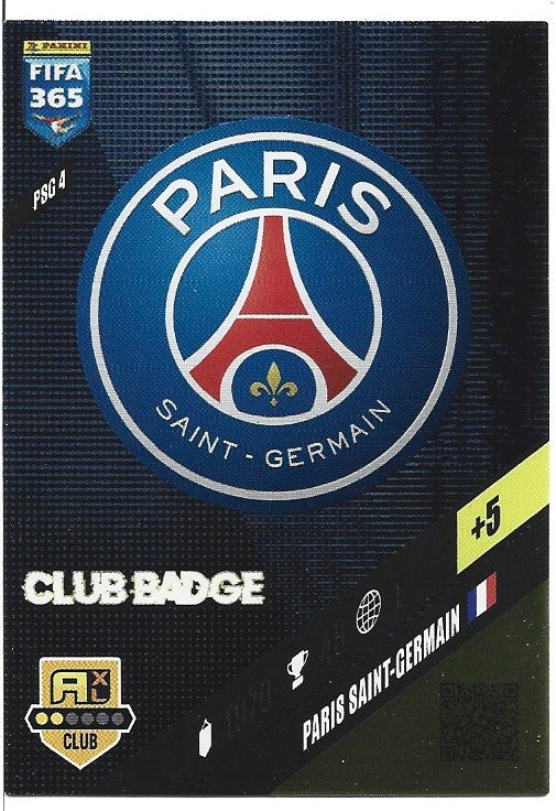 211.  PSG 4.  Club Badge  - Paris Saint-Germain