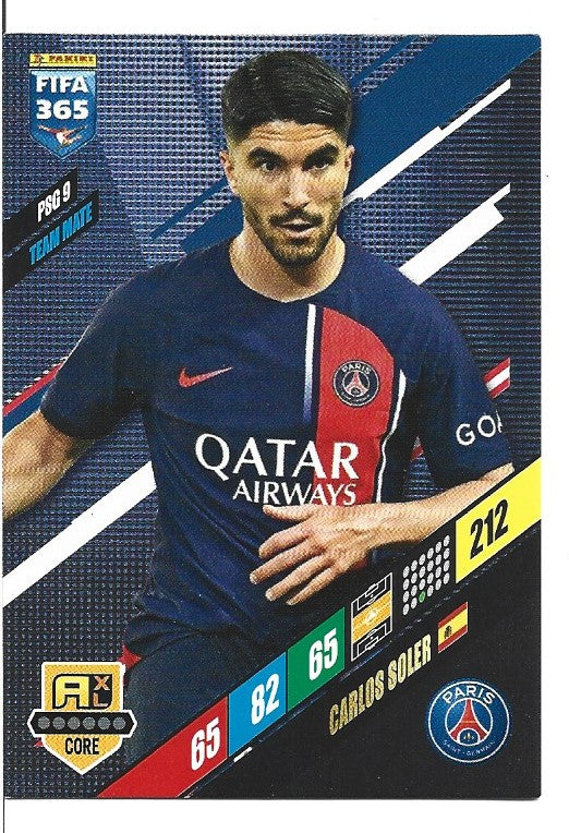 216.  PSG 9.  Carlos Soler - Paris Saint-Germain