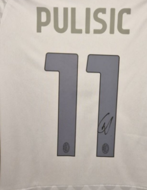 CHRISTIAN PULISIC - SIGNERT DRAKT MED EKTEHETSBEVIS/COA
