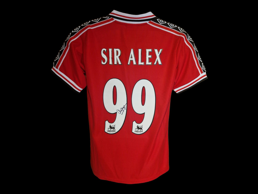 SIR ALEX FERGUSON - SIGNERT DRAKT MED EKTEHETSBEVIS/COA