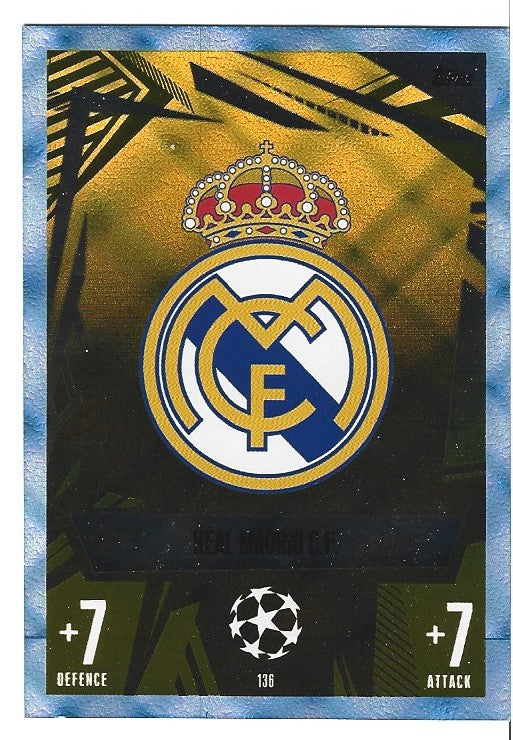 136. REAL MADRID - CLUB BADGE - CRYSTAL