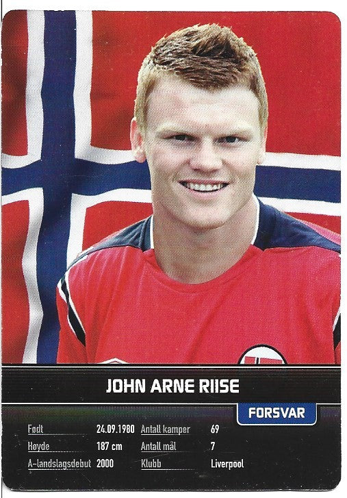 A-LANDSLAGET - HERRER - JOHN ARNE RIISE