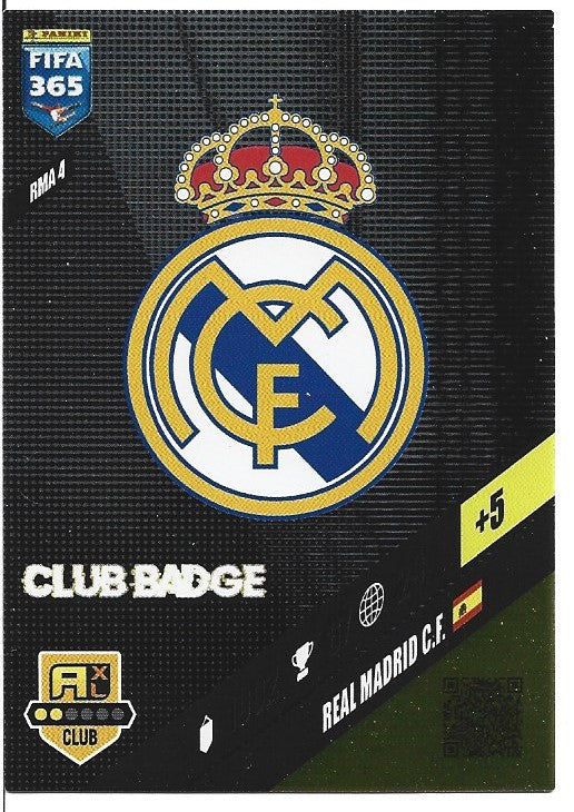 175.  RMA 4.  Club Badge - Real Madrid CF